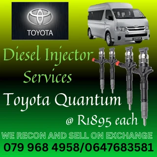 Toyota Quantum Diesel Injectors For Sale We Recon And Sell On Exchange
