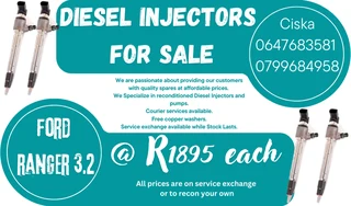 ford ranger 3.2 diesel injectors for sale with warranty