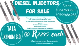 Tata Xenon 3.0 Diesel Injectors For Sale 6 Months Warranty