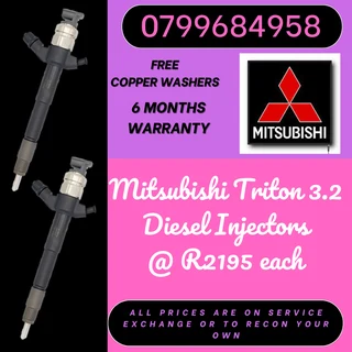 Mitsubishi Triton 3.2 Diesel Injectors For Sale With Warranty