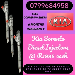 Kia Sorento Diesel Injectors For Sale Free Copper Washers