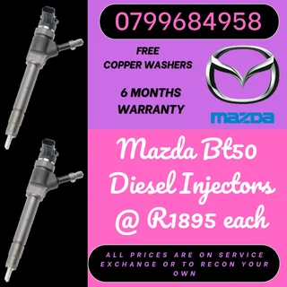 Mazda Bt50 Diesel Injectors For Sale 6 Months Warranty