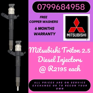 Mitsubishi Triton 2.5 Diesel Injectors For Sale With Warranty