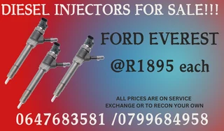 Ford Everest Diesel Injectors For Sale 6 Months Warranty