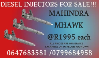 Mahindra Mhawk Diesel Injectors For Sale With Warranty