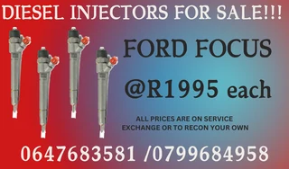 Ford Focus Diesel Injectors For Sale Warranty Included
