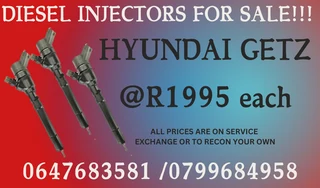 Hyundai Getz Diesel Injectors For Sale We Recon And Sell On Exchange