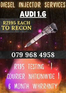 Audi 1.6 Diesel Injectors Recon Services