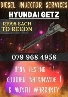 Hyundai Getz Diesel Injectors Recon Services