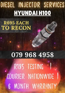 Hyunsai H100 Diesel Injectors Recon Services