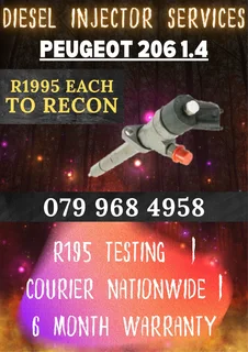 Peugeot 206 1.4 Diesel Injectors Recon Services