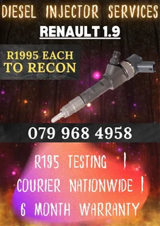 Renault 1.9 Diesel Injectors Recon Services