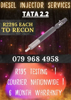 Tata 2.2 Diesel Injectors Recon Services