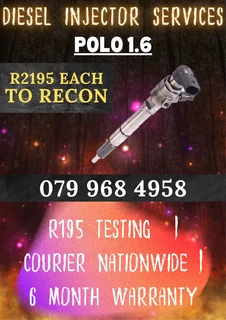 Vw Polo 1.6 Diesel Injecors Recon Services