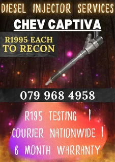 Chevrolet Captiva Diesel Injectors Recon Services