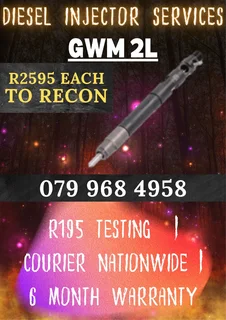 Gwm 2l Diesel Injectors Recon Services