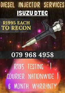 Isuzu Dtec Diesel Injectors Recon Services