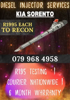 Kia Sorento Diesel Injectors Recon Services