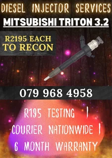 Mitsubishi Triton 3.2 Diesel Injectors Recon Services