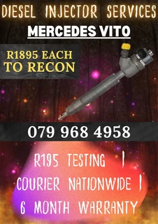 Mercedes Vito Diesel Injectors Recon Services