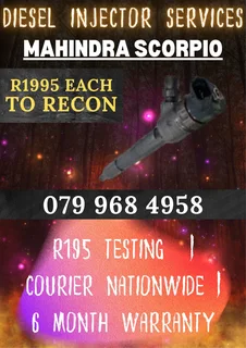 Mahindra Scorpio Diesel Injectors Recon Services