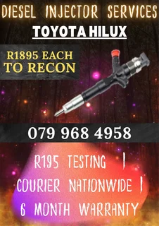 Toyota Hilux Diesel Injectors Recon Services