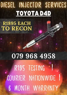 Toyota D4d Diesel Injectors Recon Services