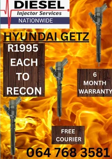 Hyundai Getz Diesel Injectors Recon Services