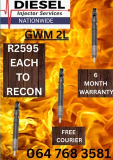Gwm 2l Diesel Injectors Recon Services