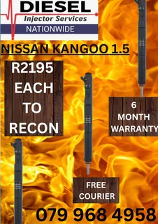 Nissan Kangoo 1.5 Diesel Injectors Recon Services