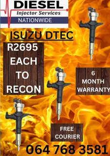 Isuzu Dtec Injectors Recon