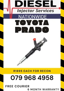 Toyota Prado Diesel Injectors Recon Services