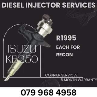 DIESEL INJECTOR SERVICES SOLD ON EXCHANGE OR RECON YOUR OWN WITH A 6 MONTH WARRANTY.