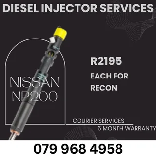 DIESEL INJECTOR SERVICES SOLD ON EXCHANGE OR RECON YOUR OWN WITH A 6 MONTH WARRANTY.