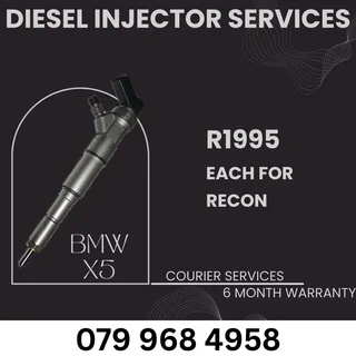 DIESEL INJECTORS SERVICES. WE SELL ON EXCHANG OR RECON YOUR OWN WITH A 6 MONTH WARRANTY.