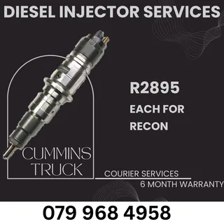 Diesel Injectors Services. We Sell On Exchange Or Recon Your Own With A 6 Mont Warranty.