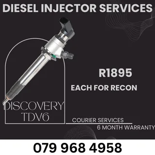 DIESEL INJECTOR SERVICES. WE SELL ON EXCHANGE OR RECON YOUR OWN WITH 6 MONTH WARRANTY.