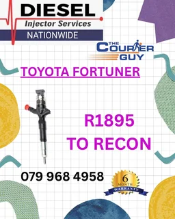 Toyota Fortuner Diesel Injectors For Recon With A 6 Month Warranty