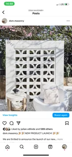 Retainers and breeze blocks