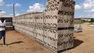 Factory second breeze blocks