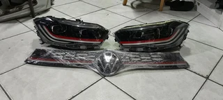 VW POLO 9 GTI HEADLIGHT AND GRILL