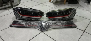VW POLO 9 GTI HEADLIGHT AND GRILL