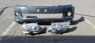 TOYOTA FORTUNER HEADLIGHT AND BUMPER