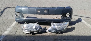 TOYOTA FORTUNER HEADLIGHT AND BUMPER