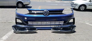 VW POLO 8 R-LINE HEADLIGHT AND BUMPER