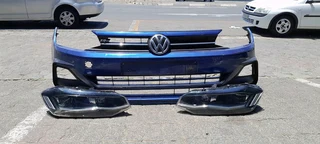 VW POLO 8 R-LINE HEADLIGHT AND BUMPER