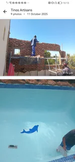 Bricklaying / Pool Renovations / Plastering /  Roofing / Paving / Rhinorite /  Carpentry / Painting