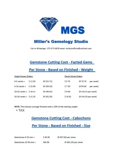Miller's Gemology Studio (mgs)