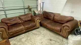 Genuine Kudu Leather Couches