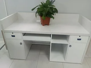 Elegant White Reception desk